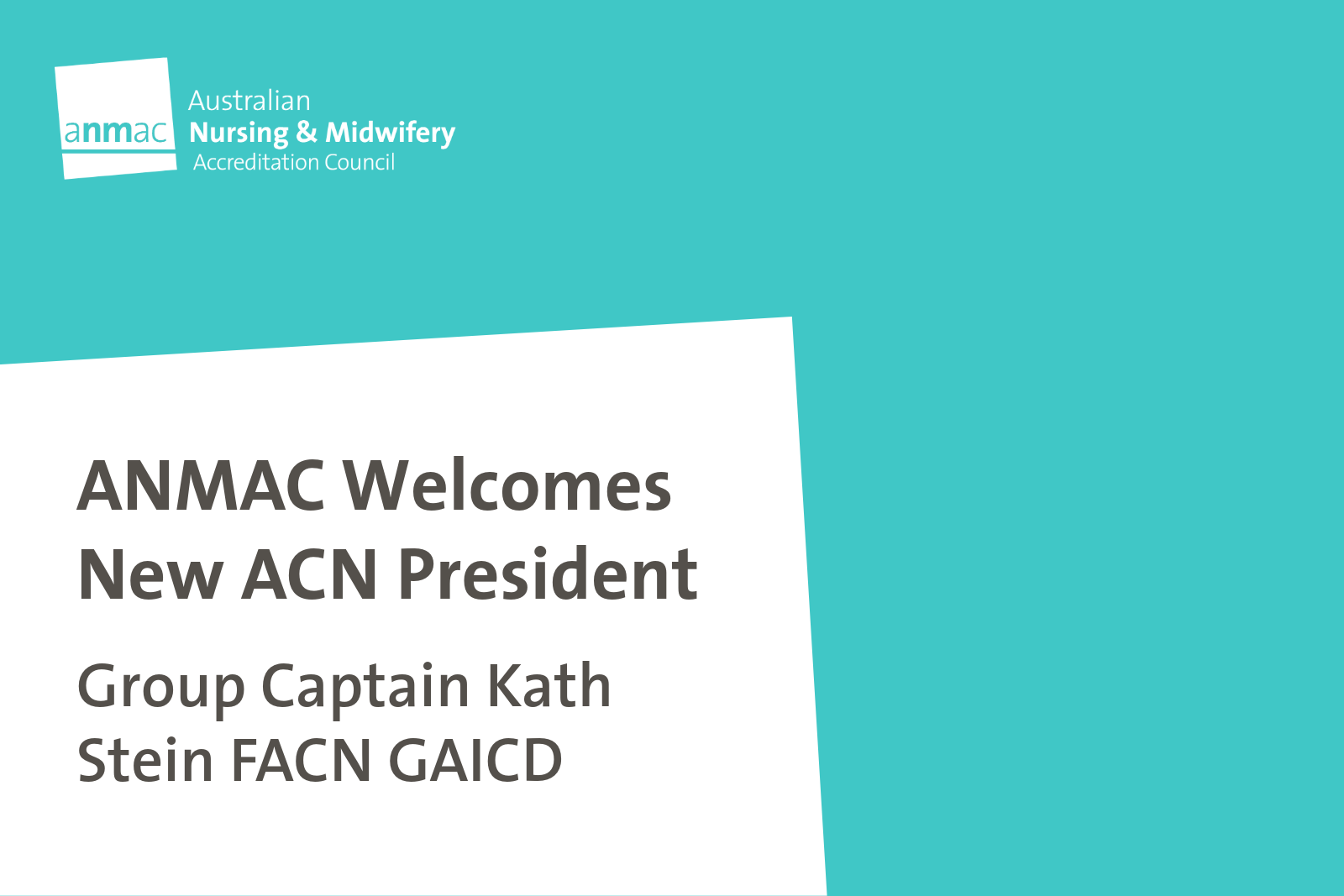 ANMAC welcomes new ACN president